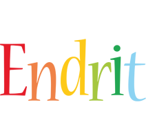 Endrit birthday logo