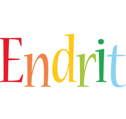 Endrit birthday logo