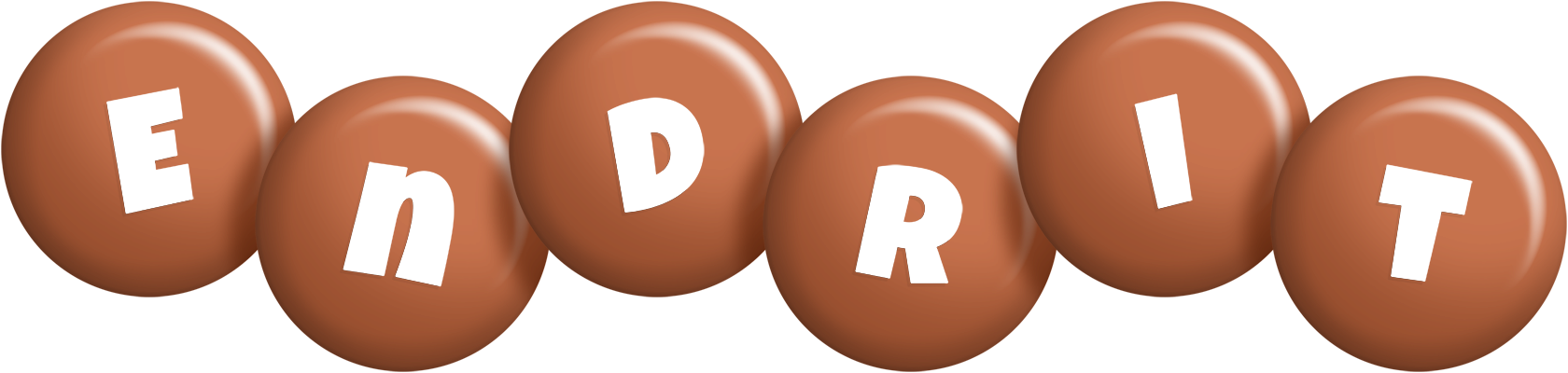 Endrit candy-brown logo