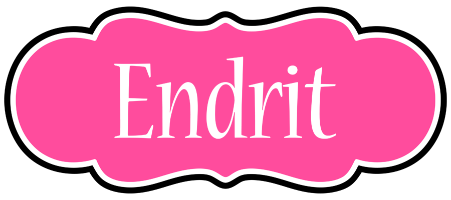 Endrit invitation logo
