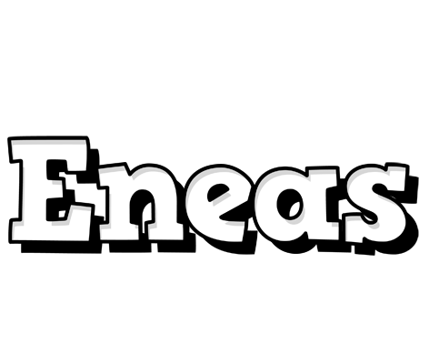 Eneas snowing logo
