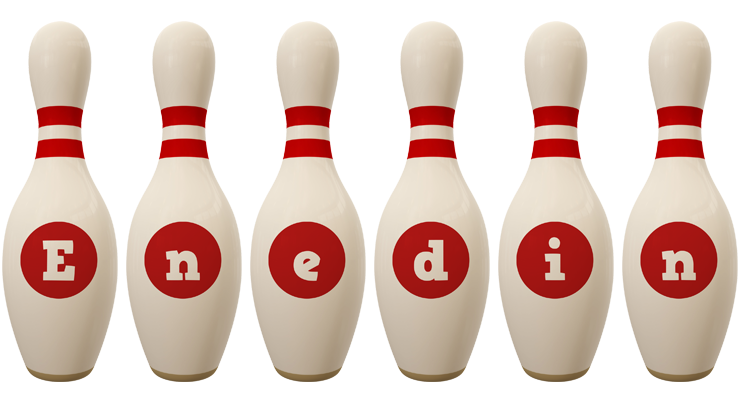 Enedin bowling-pin logo