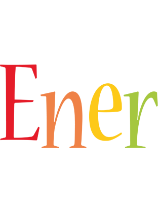 Ener birthday logo