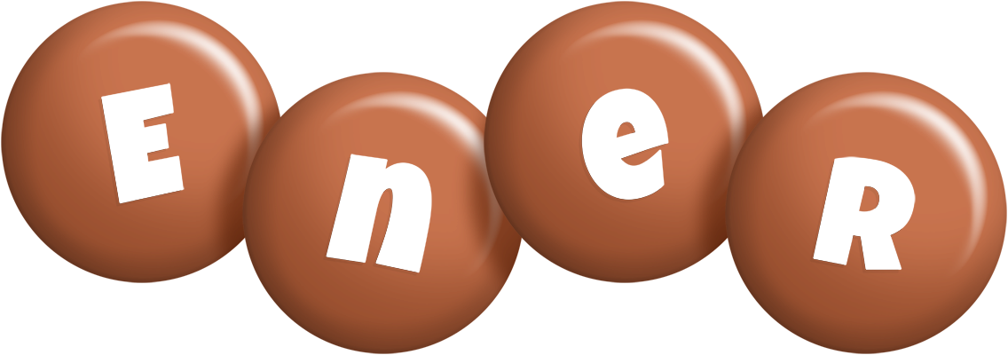 Ener candy-brown logo