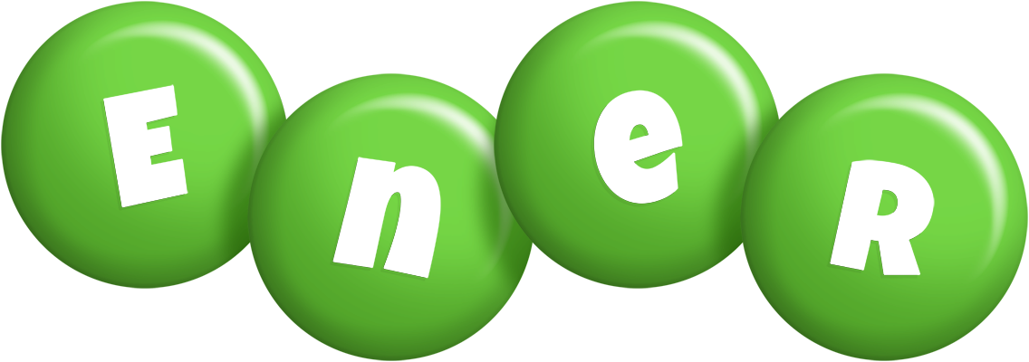Ener candy-green logo
