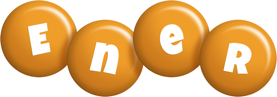 Ener candy-orange logo