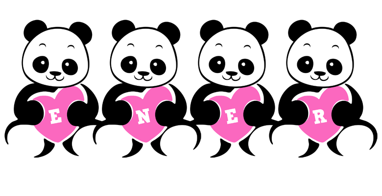 Ener love-panda logo