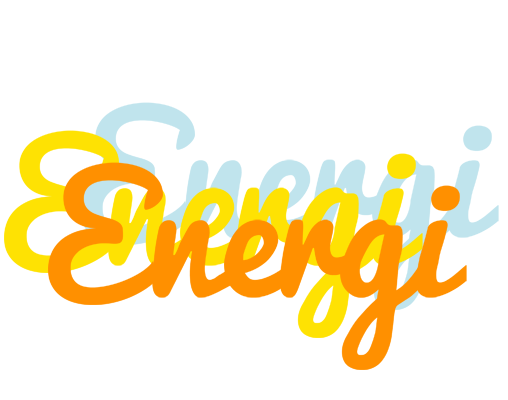 ENERGI logo effect. Colorful text effects in various flavors. Customize your own text here: https://www.textgiraffe.com/logos/energy/