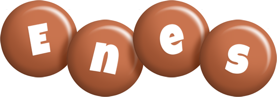 Enes candy-brown logo