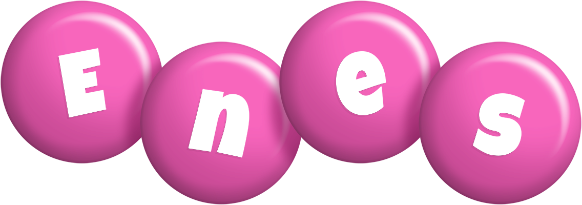 Enes candy-pink logo
