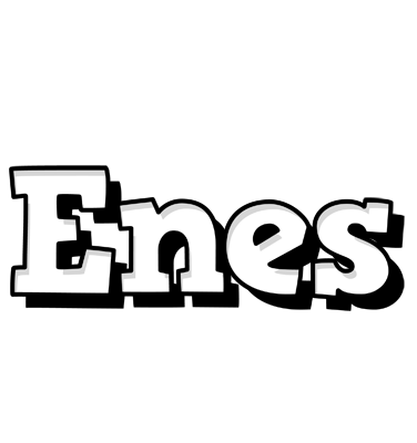 Enes snowing logo