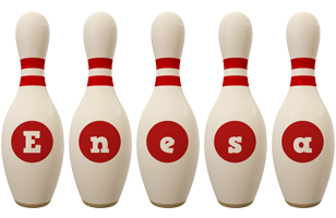 Enesa bowling-pin logo