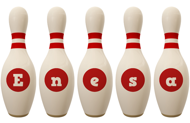 Enesa bowling-pin logo