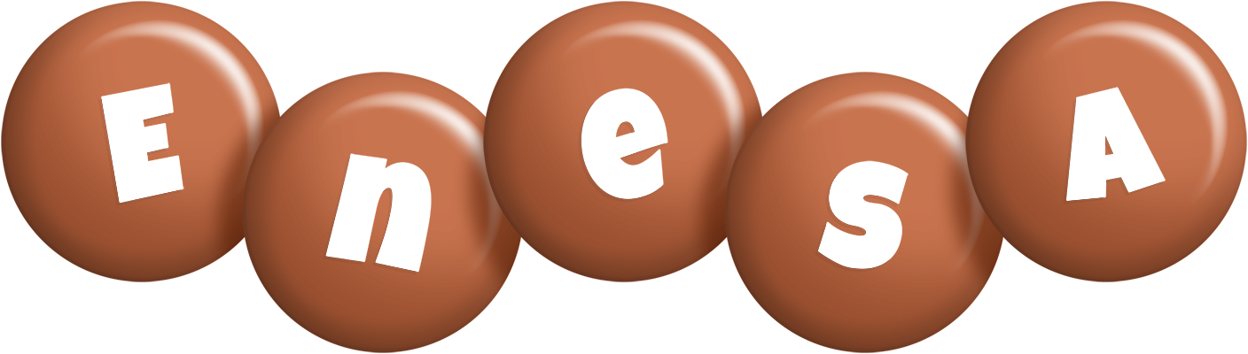 Enesa candy-brown logo