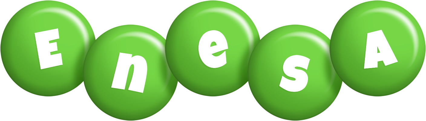 Enesa candy-green logo