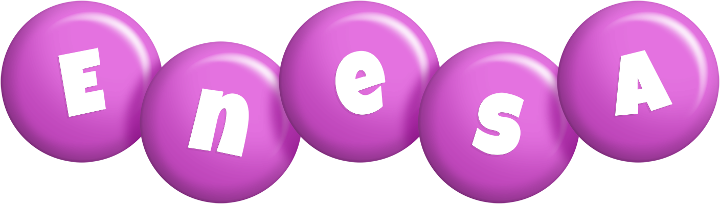 Enesa candy-purple logo