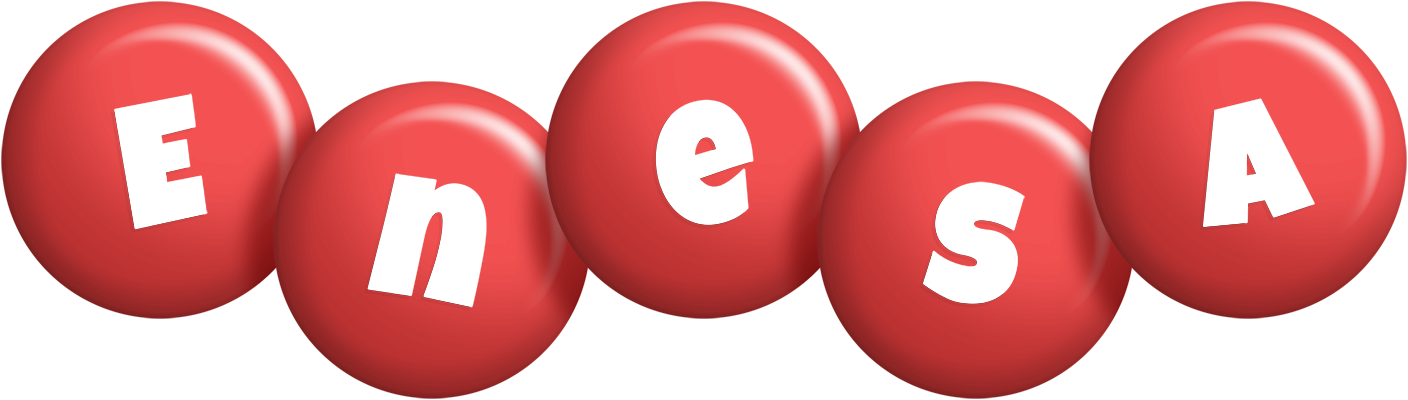Enesa candy-red logo