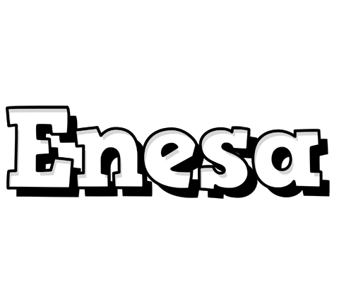 Enesa snowing logo
