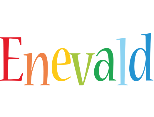 Enevald birthday logo