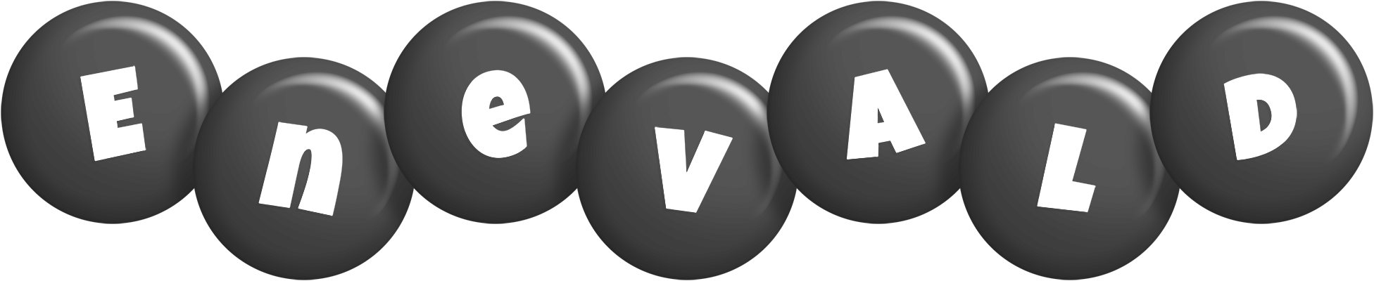 Enevald candy-black logo