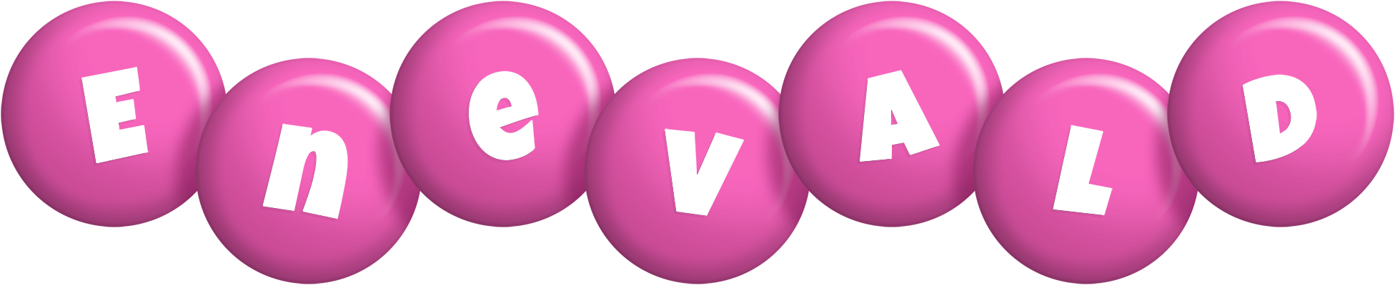 Enevald candy-pink logo