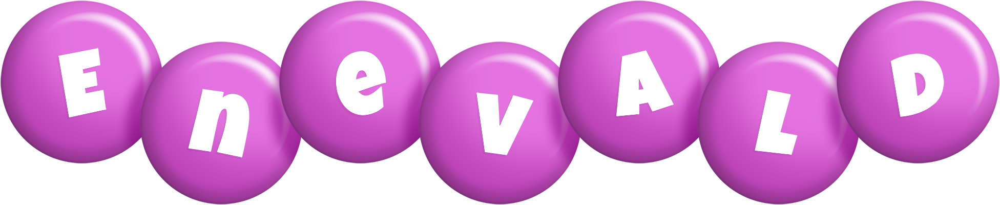 Enevald candy-purple logo