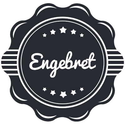 Engebret badge logo