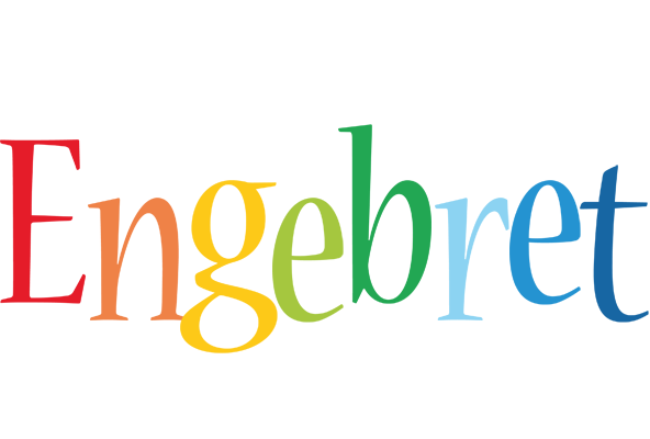 Engebret birthday logo