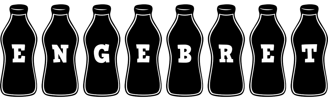 Engebret bottle logo