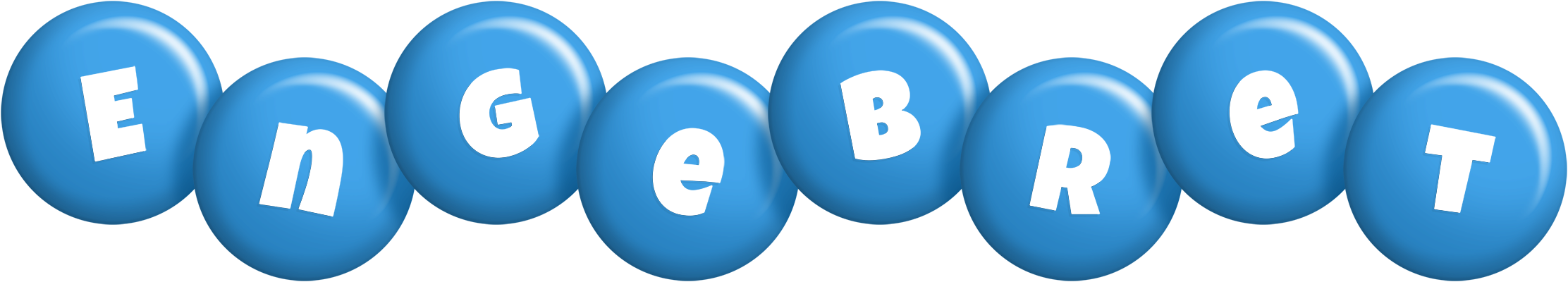 Engebret candy-blue logo