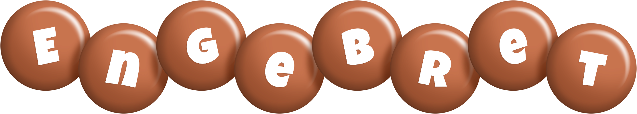 Engebret candy-brown logo