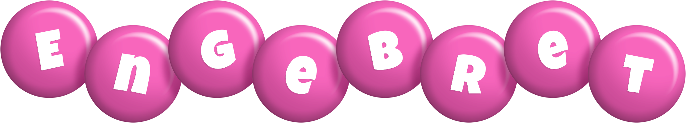 Engebret candy-pink logo