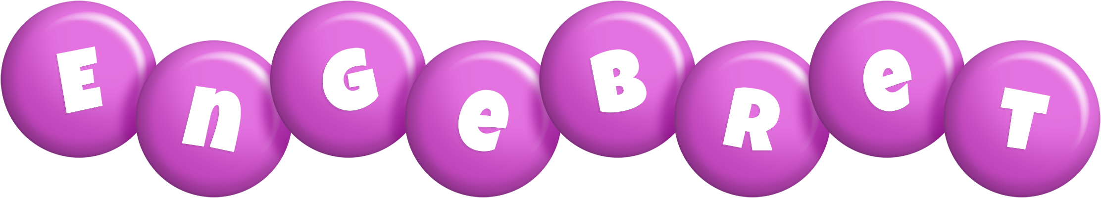 Engebret candy-purple logo