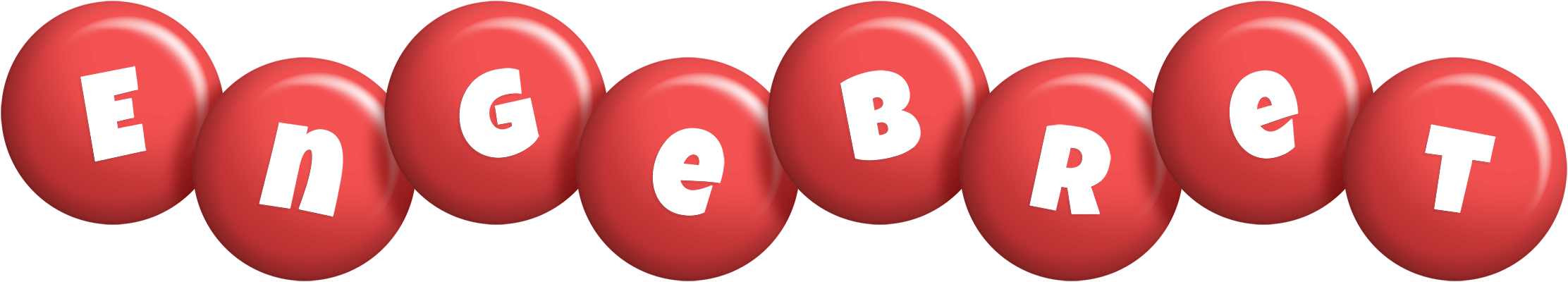 Engebret candy-red logo
