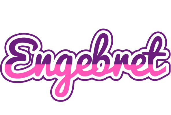 Engebret cheerful logo