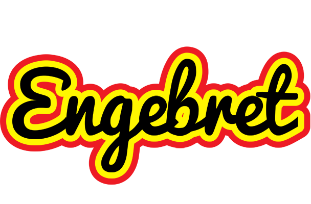 Engebret flaming logo