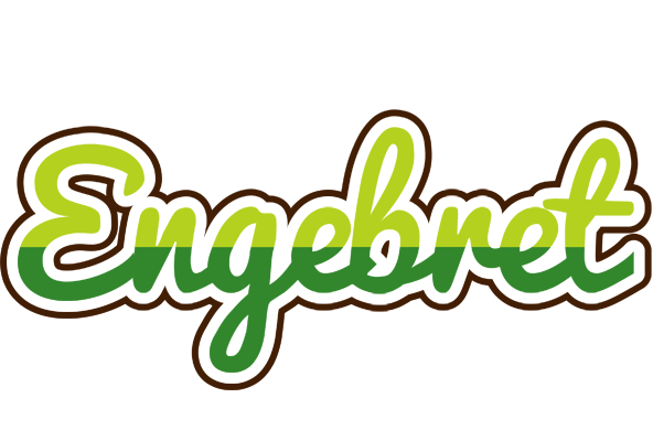 Engebret golfing logo