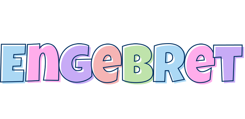 Engebret pastel logo