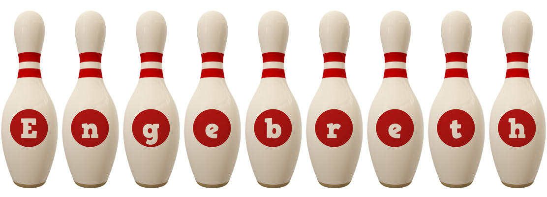 Engebreth bowling-pin logo