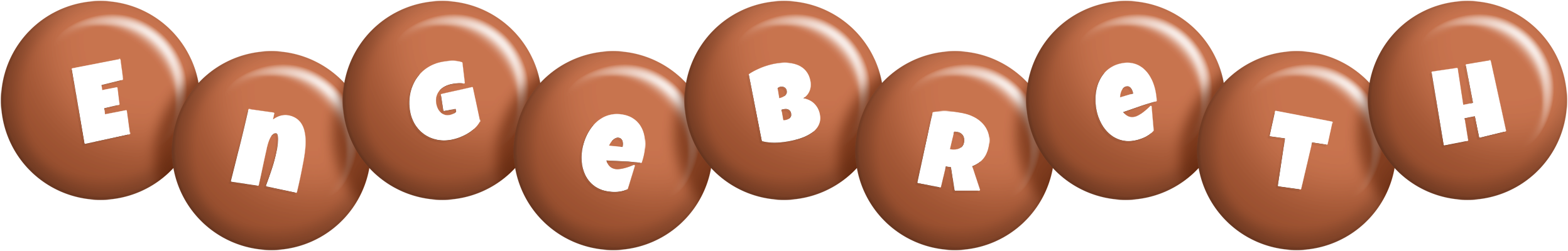 Engebreth candy-brown logo