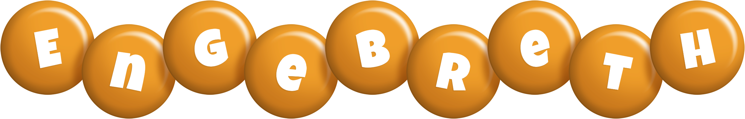 Engebreth candy-orange logo