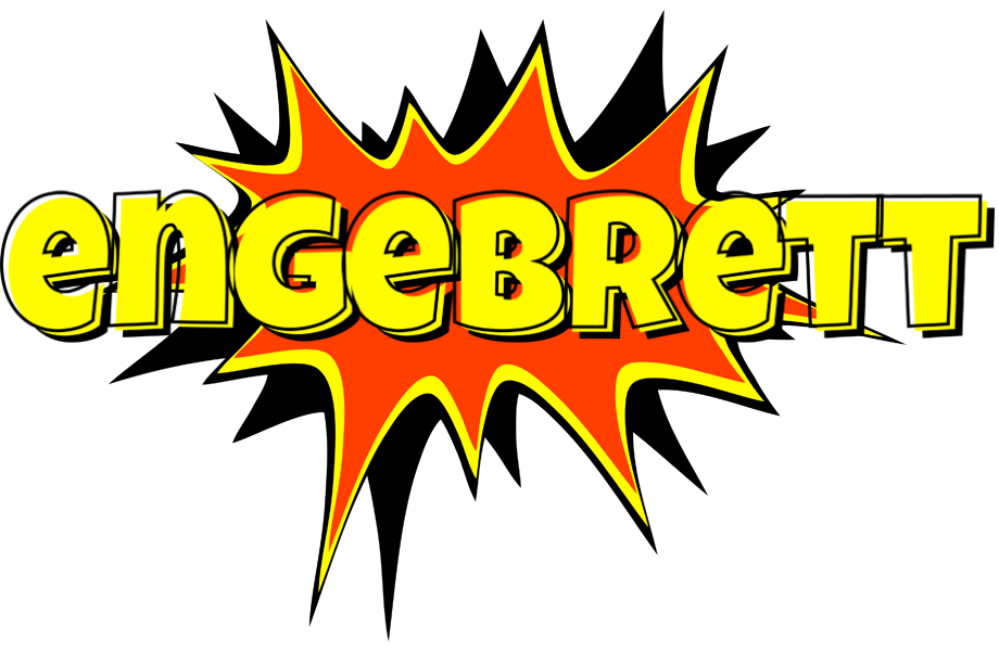 Engebrett bazinga logo