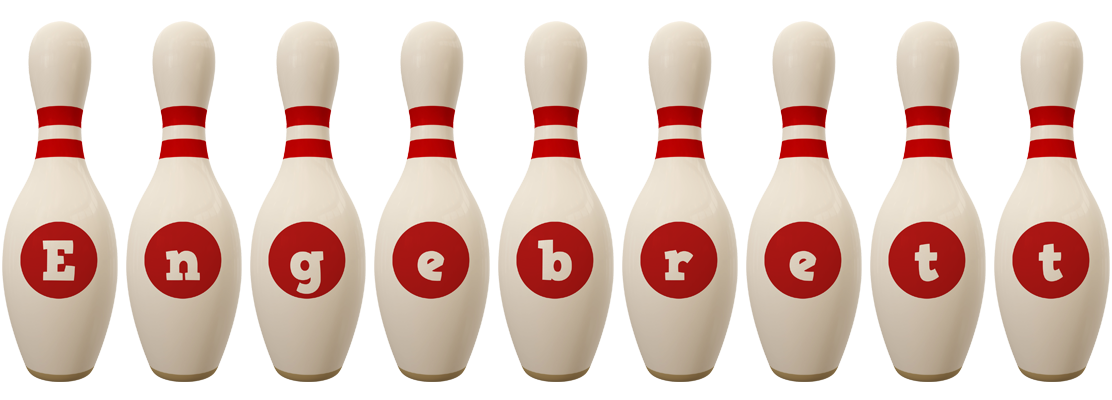 Engebrett bowling-pin logo