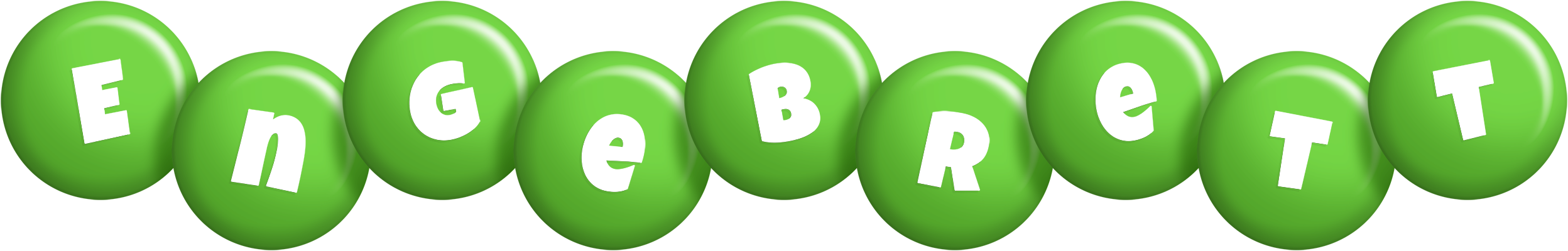 Engebrett candy-green logo
