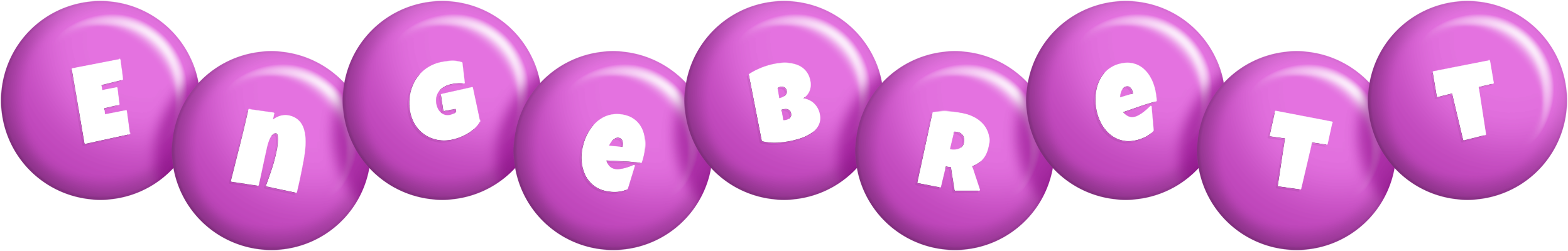 Engebrett candy-purple logo