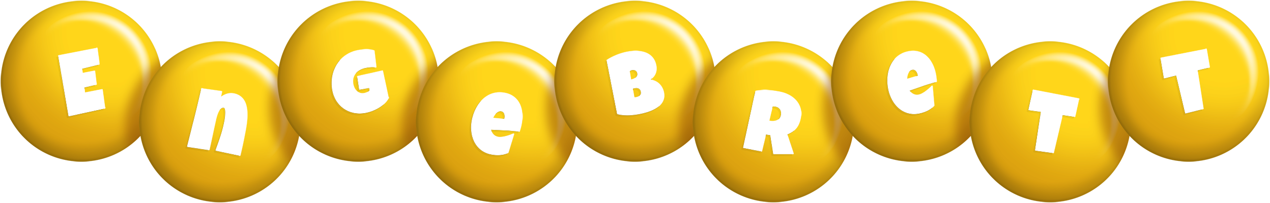 Engebrett candy-yellow logo