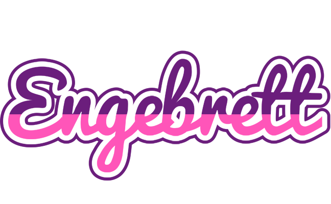 Engebrett cheerful logo