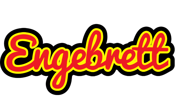 Engebrett fireman logo