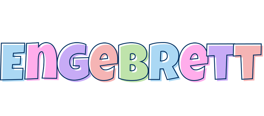 Engebrett pastel logo