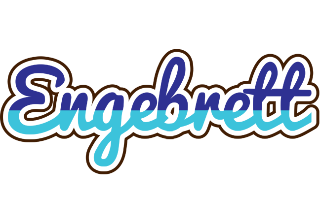 Engebrett raining logo